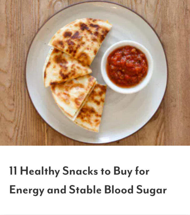 11 Healthy Snacks to Buy for Energy and Stable Blood Sugar