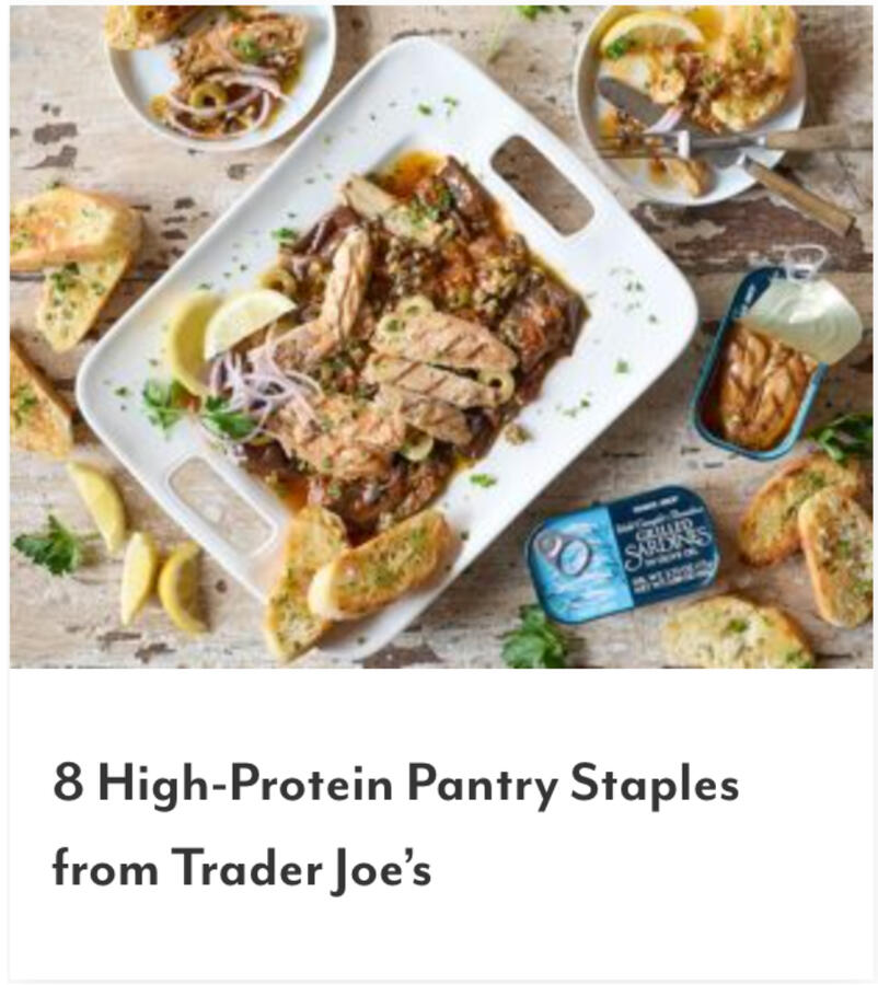 8 High-Protein Pantry Staples from Trader Joe's